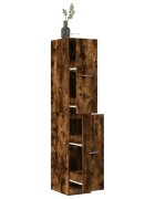 vidaXL Шкаф органайзер опушен дъб 30x41x1745 см инженерно дърво