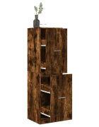 vidaXL Шкаф органайзер опушен дъб 40x41x1445 см инженерно дърво