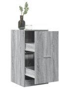 vidaXL Шкаф органайзер сив сонома 40x41x775 см инженерно дърво