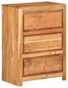 vidaXL Шкаф с чекмеджета 55x33x75 см акациево дърво масив
