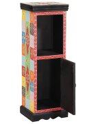 vidaXL Шкаф с чекмеджета със съхранение Многоцветен 30 x 30 x 90 см