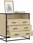 vidaXL Шкаф с чекмеджета Сонома дъб 70x41x70 cm Инженерна дървесина