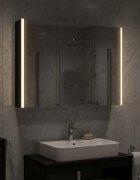vidaXL Шкаф с огледало за баня Черния дъб 1035 x 155 x 70 см