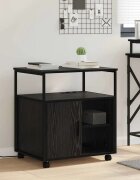 vidaXL Шкаф с зарядна станция 61 x 46 x 67 см Инженерна дървесина
