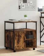 vidaXL Шкаф с зарядна станция 61 x 46 x 67 см Инженерна дървесина