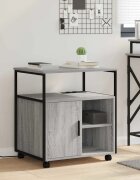 vidaXL Шкаф с зарядна станция 61 x 46 x 67 см Инженерна дървесина