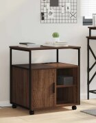 vidaXL Шкаф с зарядна станция 61 x 46 x 67 см Инженерна дървесина