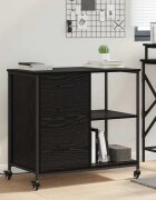 vidaXL Шкаф с зарядна станция 76 x 41 x 72 см Инженерна дървесина