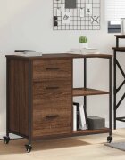 vidaXL Шкаф с зарядна станция 76 x 41 x 72 см Инженерна дървесина