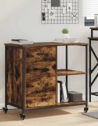 vidaXL Шкаф с зарядна станция 76 x 41 x 72 см Инженерна дървесина