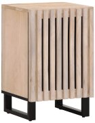 vidaXL Шкаф за баня 38x34x58 см масивно дърво груб манго