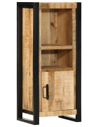 vidaXL Шкаф за баня 40x30x90 cm Масивна дървесина Грубо манго