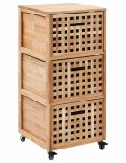 vidaXL Шкаф за баня 41x41x91 см орехово дърво масив