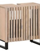 vidaXL Шкаф за баня 62x34x58 см масивно мангово дърво