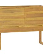 vidaXL Шкаф за баня 90x40x755 см тиково дърво масив