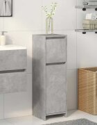 vidaXL Шкаф за баня бетонно сиво 30x30x95 см ПДЧ
