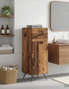 vidaXL Шкаф за баня BREDA Старо дърво 30 x 31 x 80 см
