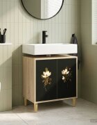 vidaXL Шкаф за баня BREMEN Сонома 60 x 40 x 60 см Инженерна дървесина