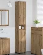 vidaXL Шкаф за баня Дъб 305 x 30 x 195 см Инженерна дървесина