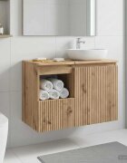 vidaXL Шкаф за баня Дъб артизан 30 x 41 x 50 см Инженерна дървесина