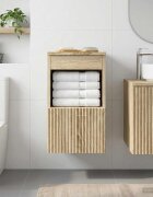 vidaXL Шкаф за баня Дъб сонома 30 x 41 x 50 см Инженерна дървесина