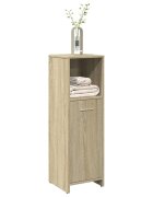 vidaXL Шкаф за баня дъб сонома 30x30x95 см инженерно дърво