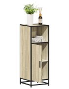 vidaXL Шкаф за баня дъб сонома 35x375x100 см инженерно дърво