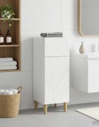 vidaXL Шкаф за баня DELFT Бял гланц 30 x 31 x 80 см
