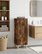 vidaXL Шкаф за баня DELFT Опушен дъб 30 x 31 x 80 см