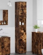 vidaXL Шкаф за баня Димян дъб 30 x 35 x 192 см