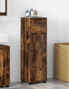 vidaXL Шкаф за баня Димян дъб 305 x 30 x 101 см Инженерна дървесина
