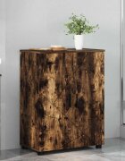 vidaXL Шкаф за баня Димян дъб 60 x 35 x 80 см