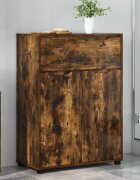 vidaXL Шкаф за баня Димян дъб 725 x 365 x 100 см Инженерна дървесина
