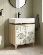 vidaXL Шкаф за баня GOTHA Сонома 60 x 40 x 60 см Инженерна дървесина