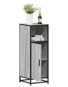 vidaXL Шкаф за баня Grey Sonoma 35x375x100 cm Инженерна дървесина