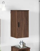 vidaXL Шкаф за баня Кафяв дъб 30 x 315 x 61 см
