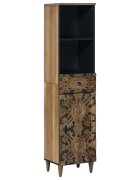 vidaXL Шкаф за баня Кафяво 38 x 335 x 160 см Солидно мангово дърво