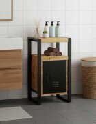 vidaXL Шкаф за баня Кафяво 40 x 35 x 75 см Солидно мангово дърво
