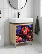 vidaXL Шкаф за баня KIEL Сонома 60 x 40 x 60 см Инженерна дървесина