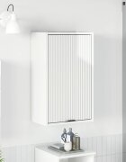 vidaXL Шкаф за баня Лъскаво бяло 39 x 235 x 65 см