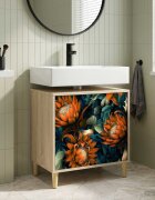 vidaXL Шкаф за баня LOCHEM Сонома 60 x 40 x 60 см Инженерна дървесина