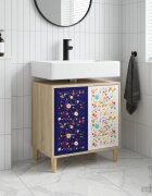 vidaXL Шкаф за баня MAINZ Сонома 60 x 40 x 60 см Инженерна дървесина