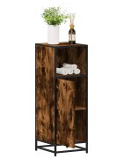 vidaXL Шкаф за баня опушен дъб 35x375x100 cm Инженерна дървесина