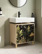 vidaXL Шкаф за баня RHENEN Сонома 60 x 40 x 60 см Инженерна дървесина