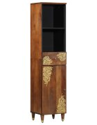 vidaXL Шкаф за баня с чекмедже Меденокафяво 38 x 33 x 160 см