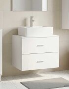vidaXL Шкаф за баня с монтаж на стена Бяло 625 x 445 x 50 см