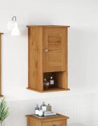 vidaXL Шкаф за баня с рафт VIGO Кафяв и меден кафяв 37 х 34 х 715 см