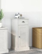vidaXL Шкаф за баня с рафт VIGO Кафяв и меден кафяв 375 x 34 x 80 см