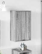 vidaXL Шкаф за баня Сив Сонома 39 x 235 x 65 см