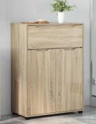 vidaXL Шкаф за баня Сонома дъб 725 x 365 x 100 см